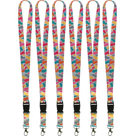 TEACHER CREATED RESOURCES Tropical Punch Pineapples Lanyard, PK6 TCR20353